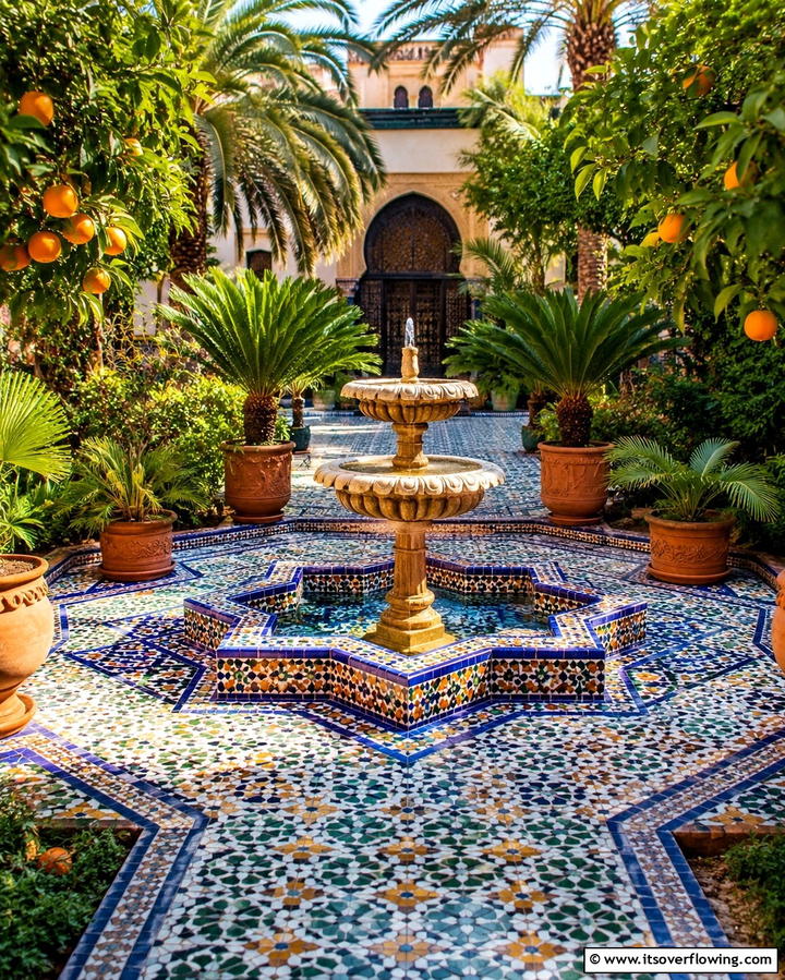 Moorish Mosaic Magic - 30 Mediterranean Garden Ideas to Create a Coastal Oasis