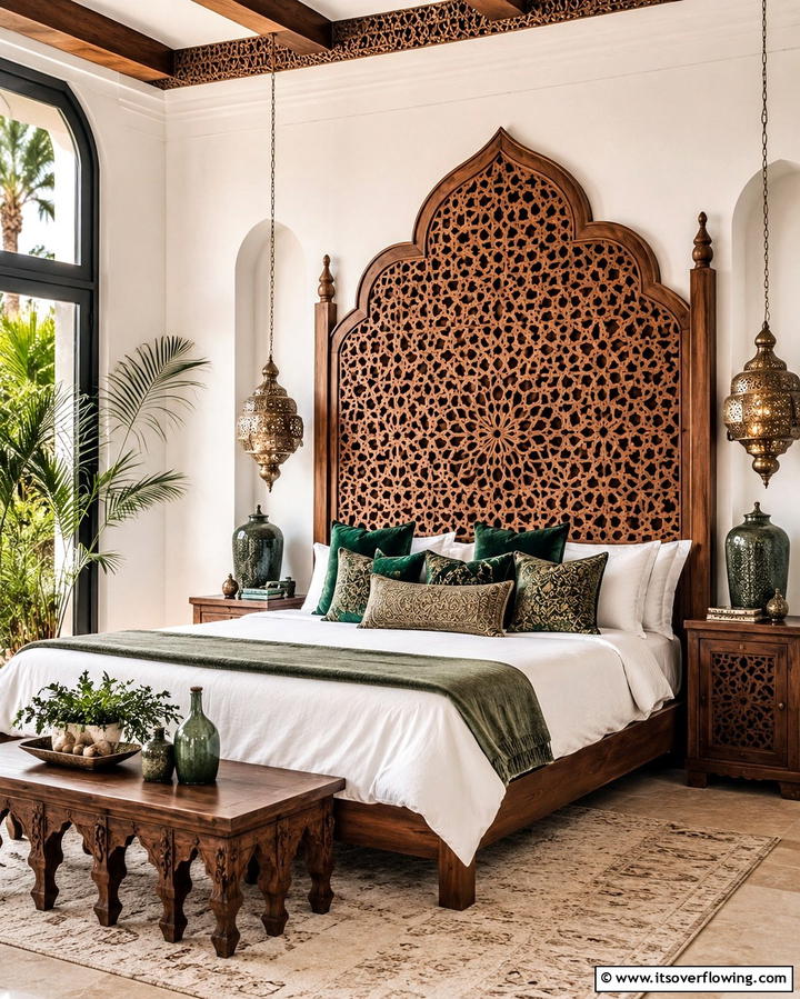 Moroccan Inspired Headboards - 25 Moroccan Themed Bedroom Ideas for an Exotic Escape