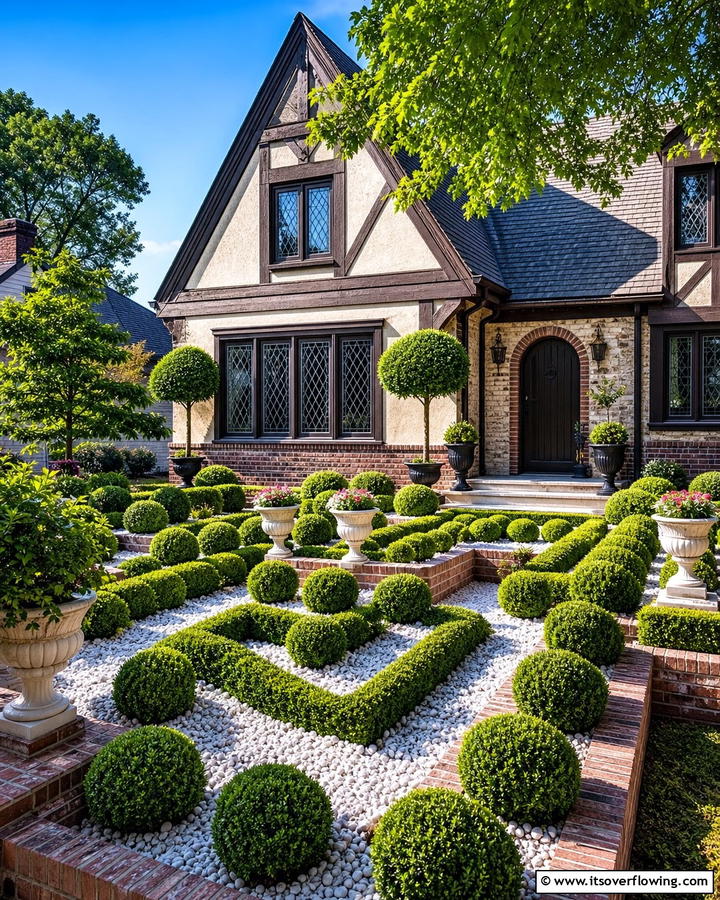 Morris Midget Boxwood Petite Precision - 20 Front Yard Boxwood Shrubs Ideas for a Polished Look