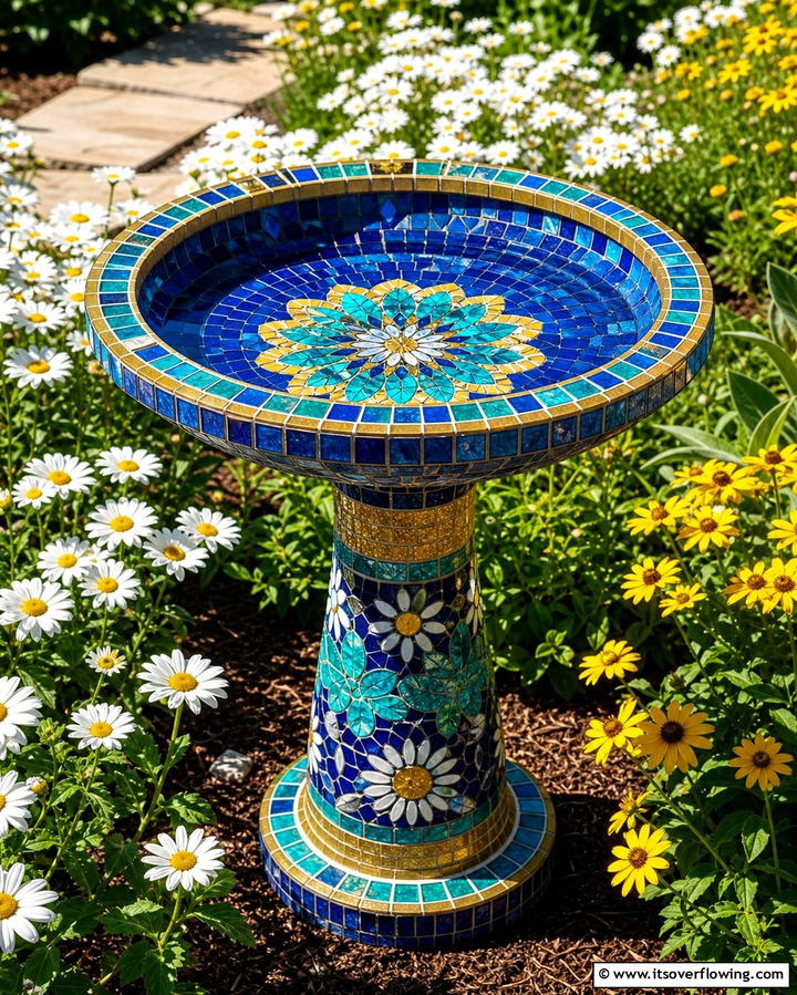 Mosaic Art Installations - 25 Memorial Garden Ideas to Honor Loved Ones