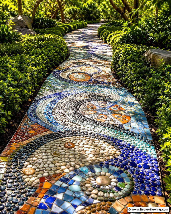 Mosaic Pathways - 25 Shady Garden Ideas for Lush, Cool Spaces