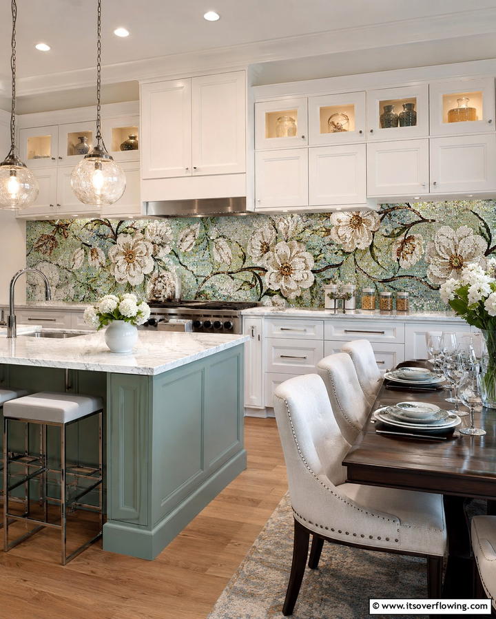 Mosaic Tile Accents - 30 Art Nouveau Interior Design Ideas for Timeless Elegance