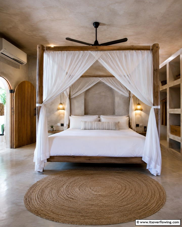Mosaic Tile DetailsExact - 30 Mediterranean Bedroom Ideas for Sun-Kissed Relaxation