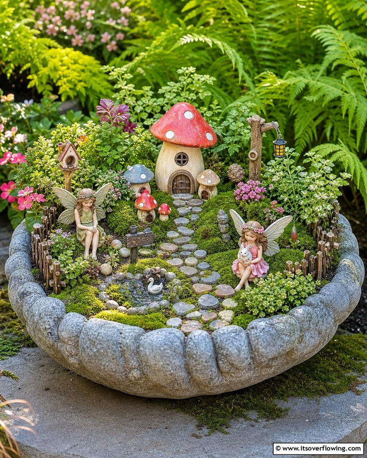 Moss Fairy Gardens for Whimsical Charm - 20 Moss Garden Ideas for a Lush and Low-Maintenance Yard