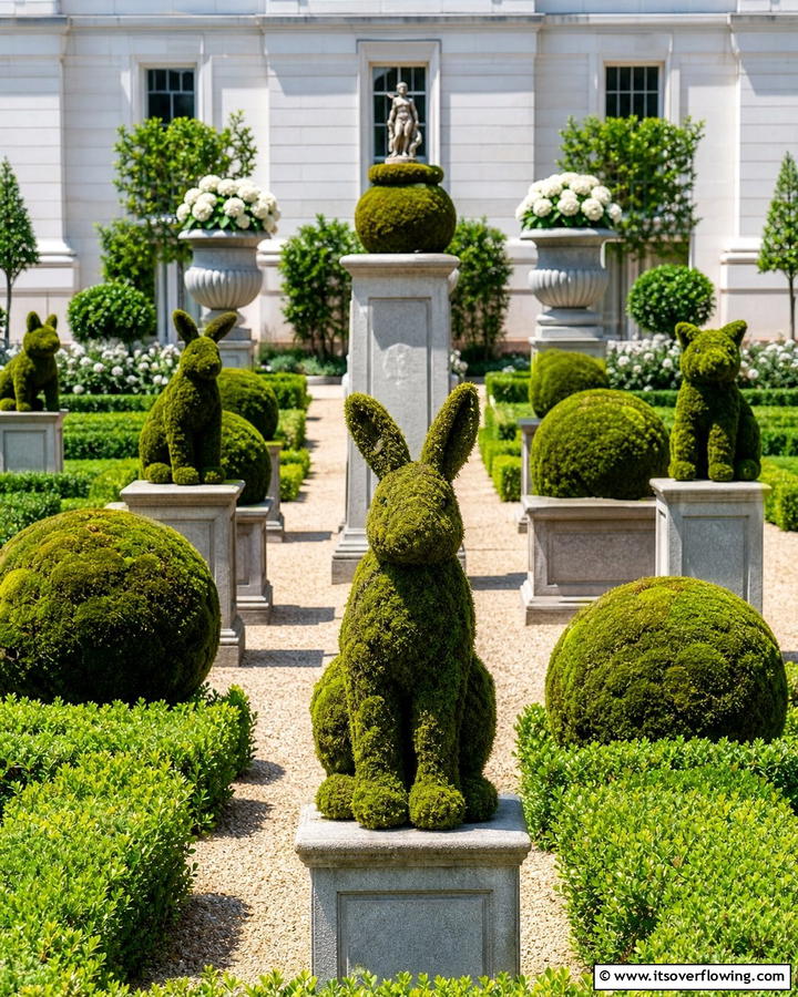 Moss Topiary for Sculptural Greenery - 20 Moss Garden Ideas for a Lush and Low-Maintenance Yard