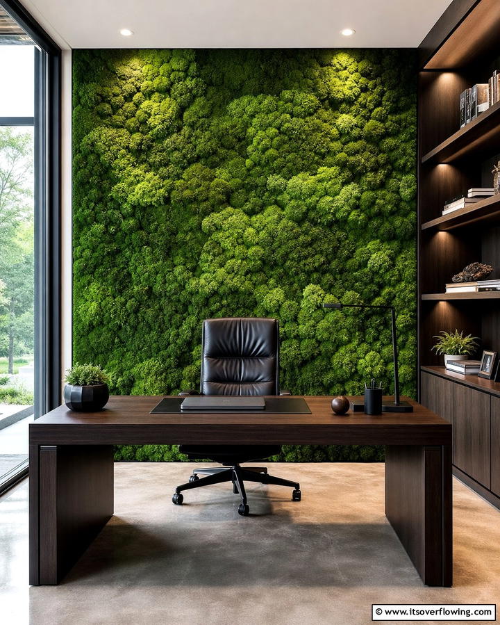 Moss Walls for a Unique Texture - 25 Creative Indoor Garden Ideas to Brighten Your Home