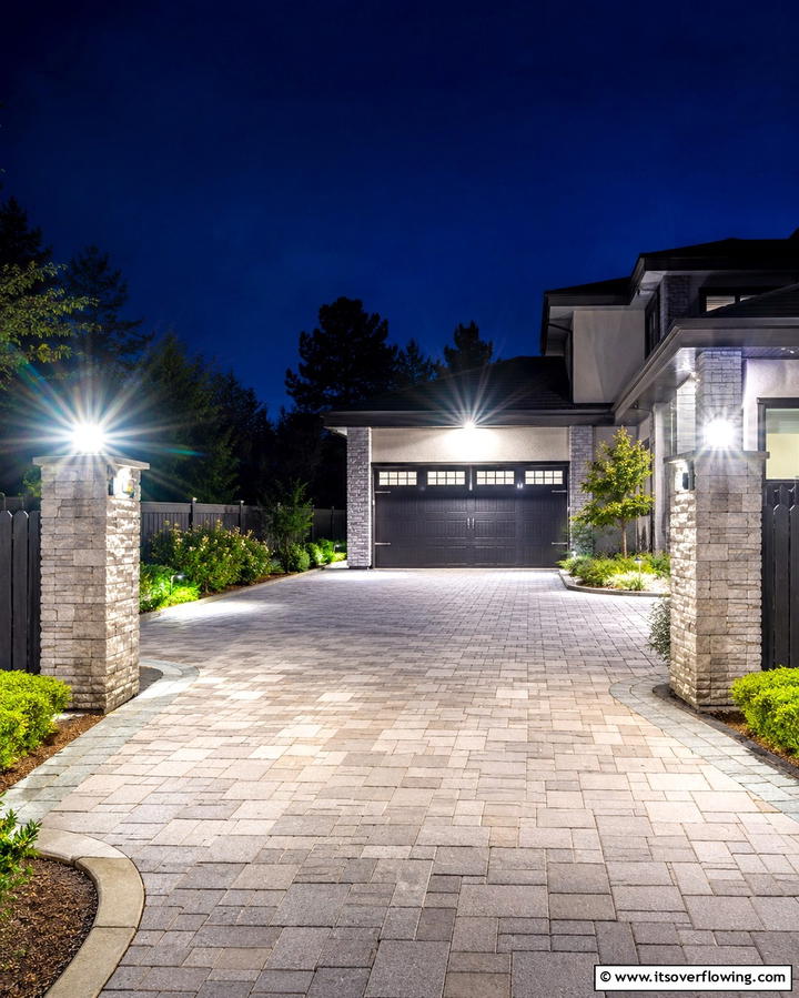 Motion Activated Lights - 25 Driveway Lighting Ideas to Illuminate Your Home