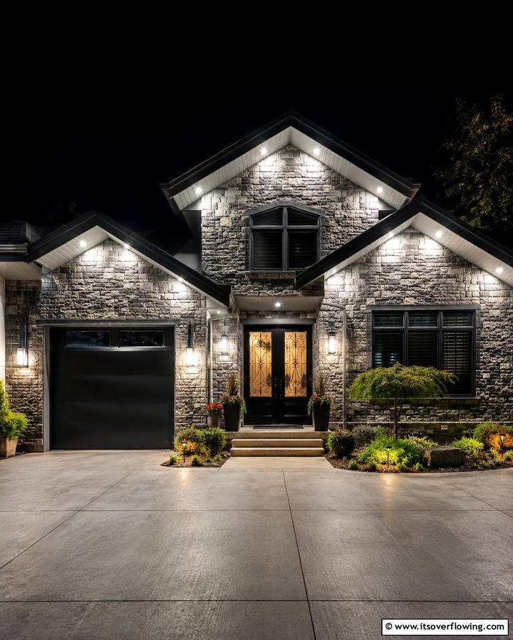 Motion Activated Soffit Lighting for Security - 20 Soffit Lighting Ideas to Illuminate Your Home