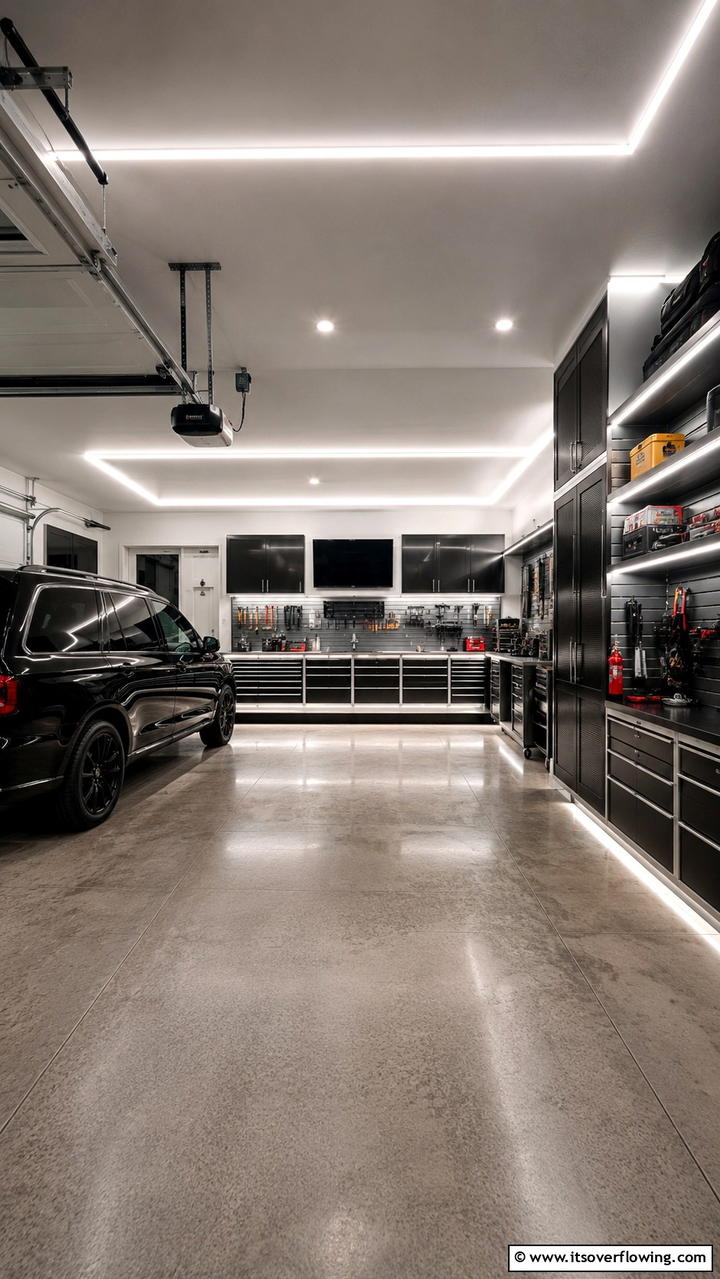Motion Sensor Lights - 30 Garage Lighting Ideas for Bright, Functional Spaces