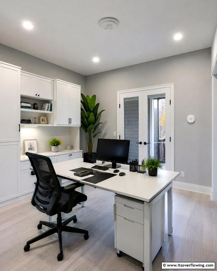 Motion Sensor Lights - 30 Home Office Lighting Ideas- Brighten Your Workspace