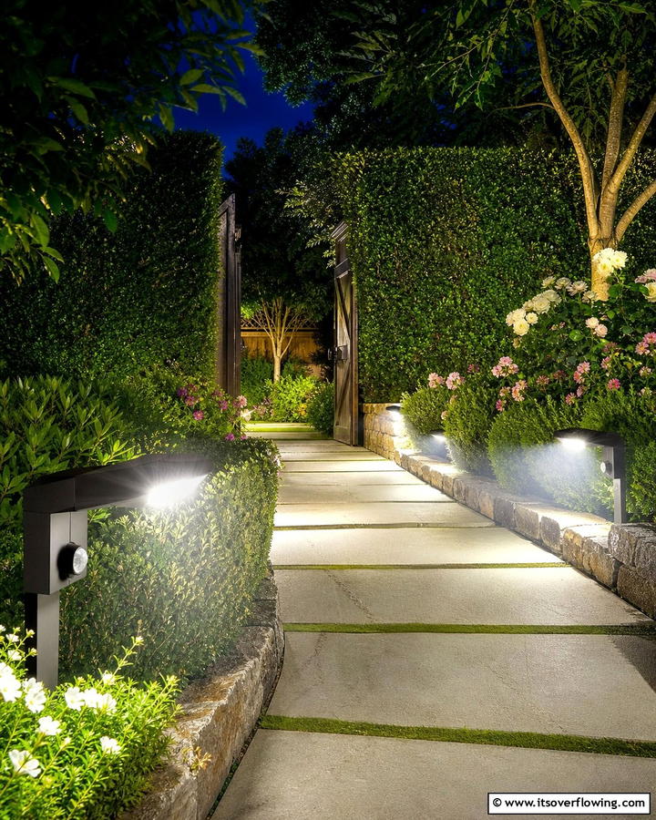 Motion Sensor Lights - 20 Pathway Lighting Ideas to Illuminate Your Garden