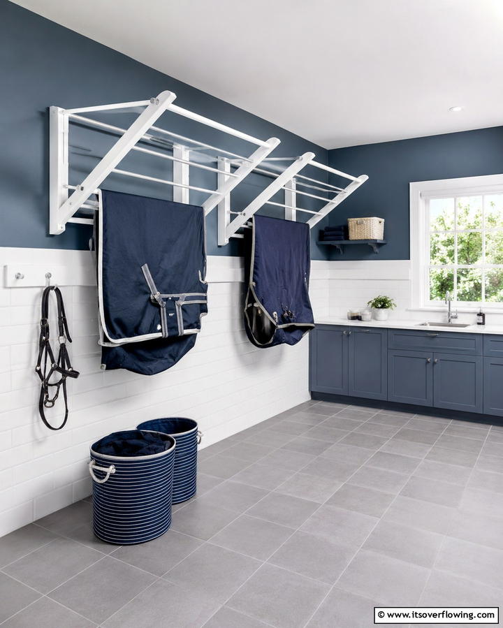 Mounted Drying Racks - 30 Functional Tack Room Organization Solutions