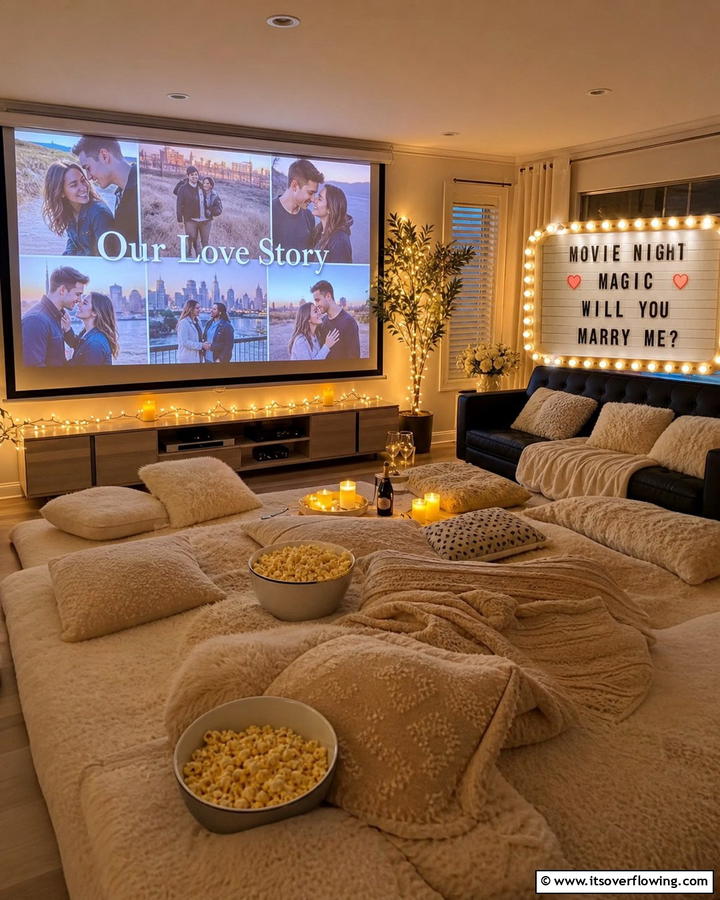 Movie Night Magic Proposal - 21 Romantic Wedding Proposal Ideas to Say ‘Will You Marry Me-’