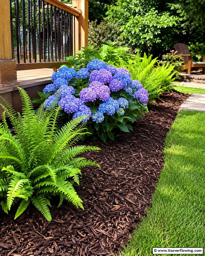 Mulch Borders for Natural Appeal - 25 Low Maintenance Garden Border Ideas for Easy Landscaping