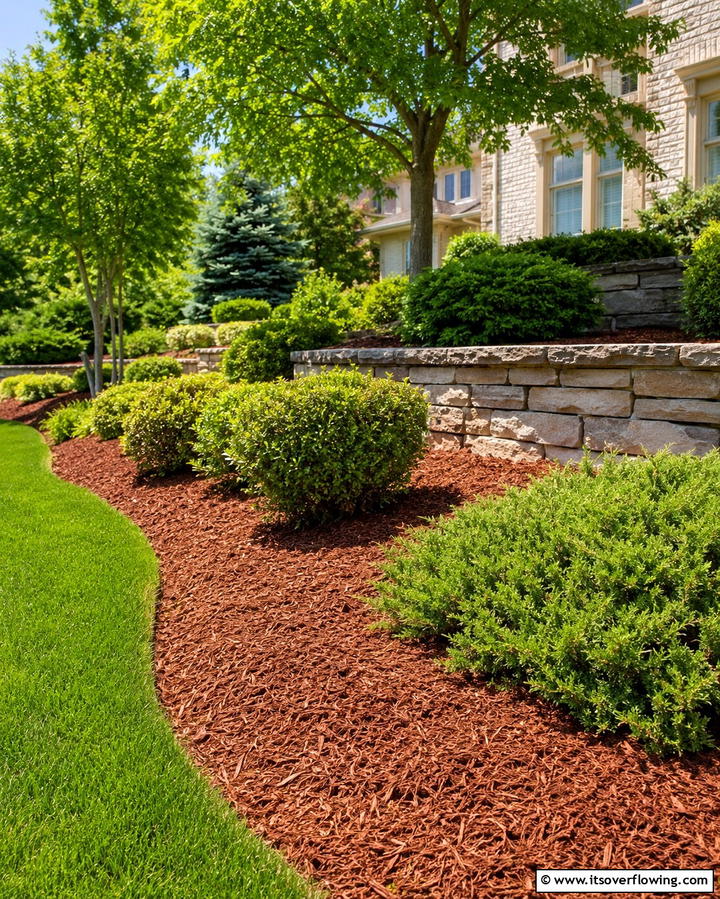 Mulching for Weed Control - 25 Low Maintenance Backyard Landscaping Ideas