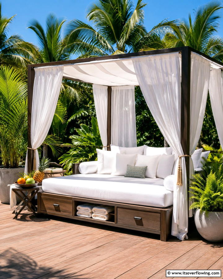 Multi Functional Daybeds - 25 Deck Furniture Ideas for Comfortable Outdoor Living