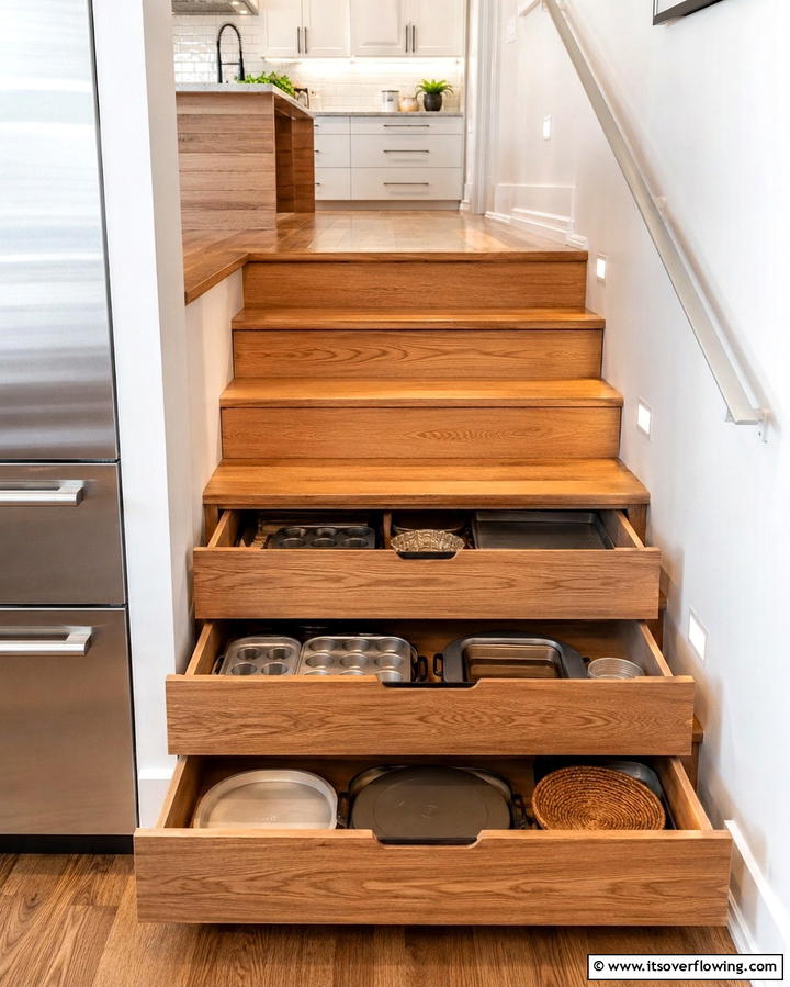 Multi Functional Divider Walls - 30 Modern Split Level Kitchen Design Concepts