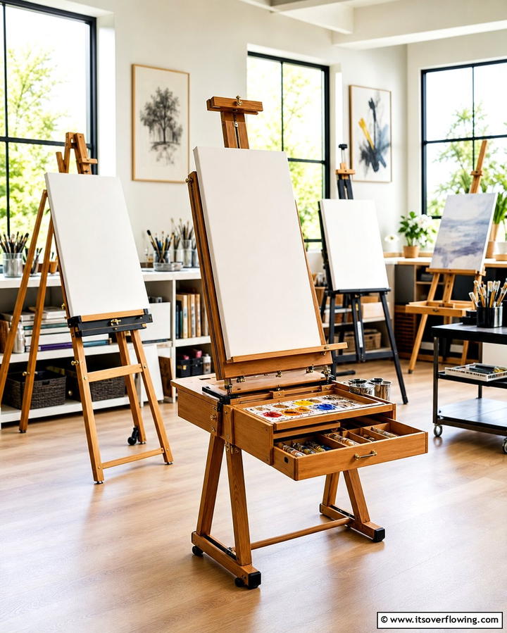 Multi Functional Easels - 25 Art Room Ideas for Creative Inspiration