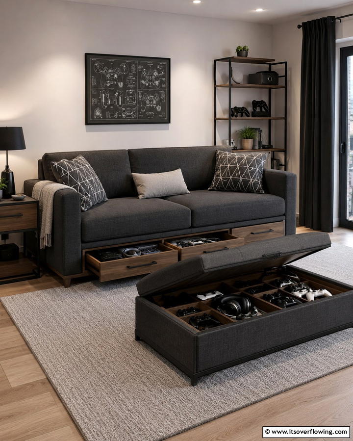 Multi Functional Furniture - 25 Small Game Room Ideas for Fun and Entertainment