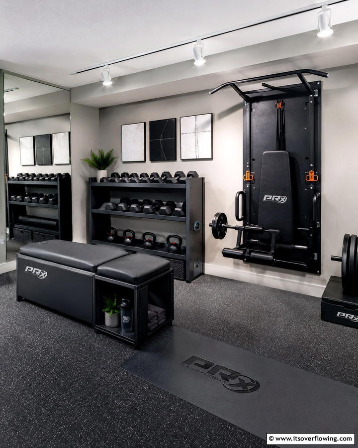 Multi Functional Furniture - 25 Basement Gym Ideas for Your Home Workout Space