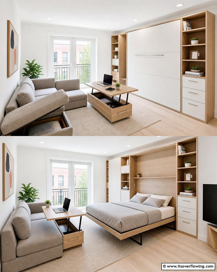 Multi Functional Furniture - 21 Minimalist Apartment Ideas to Maximize Small Spaces