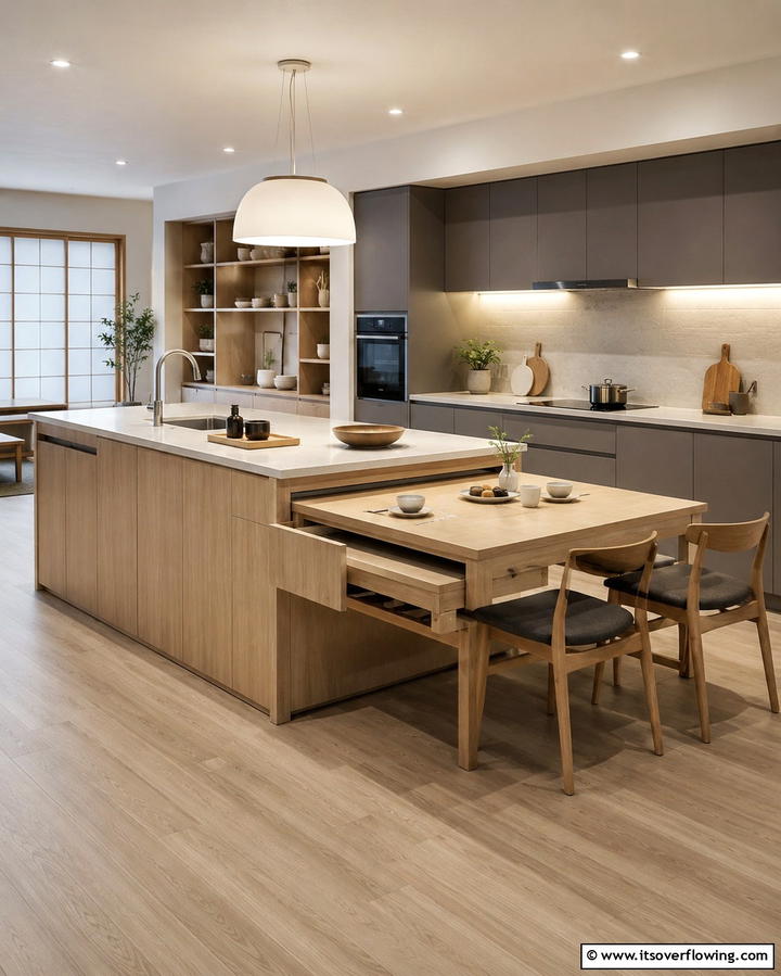 Multi Functional Furniture - 25 Japanese Style Kitchen Ideas for a Zen Atmosphere