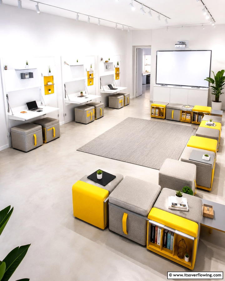 Multi Functional Furniture for Small Spaces - 25 Office Interior Design Ideas for a Productive and Stylish Workspace
