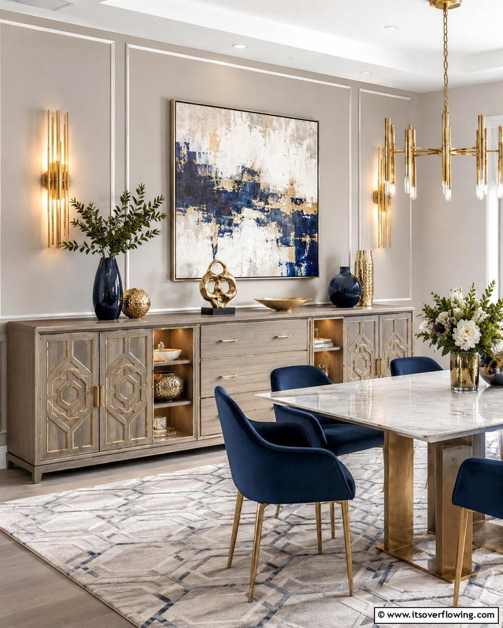 Multi Functional Sideboards - 30 Dining Room Storage Ideas for Clutter-Free Entertaining