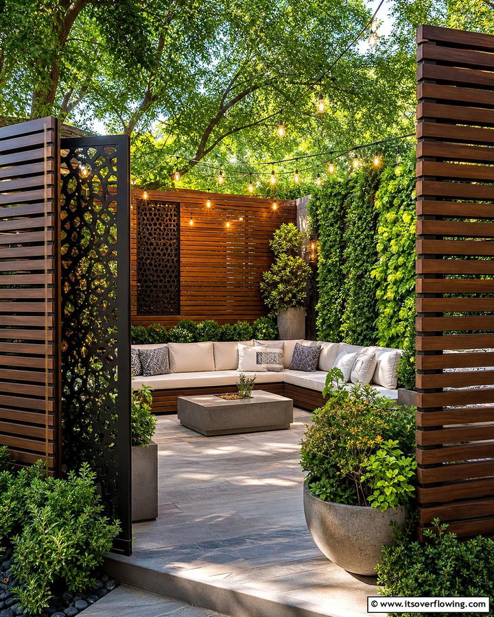 Multi Layered Privacy Structures for Enhanced Seclusion - 21 Patio Privacy Solutions for Secluded Outdoor Relaxation