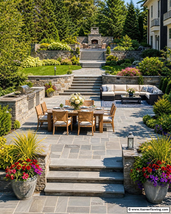 Multi Level Bluestone Patios - 25 Beautiful Bluestone Patio Ideas for Outdoor Living