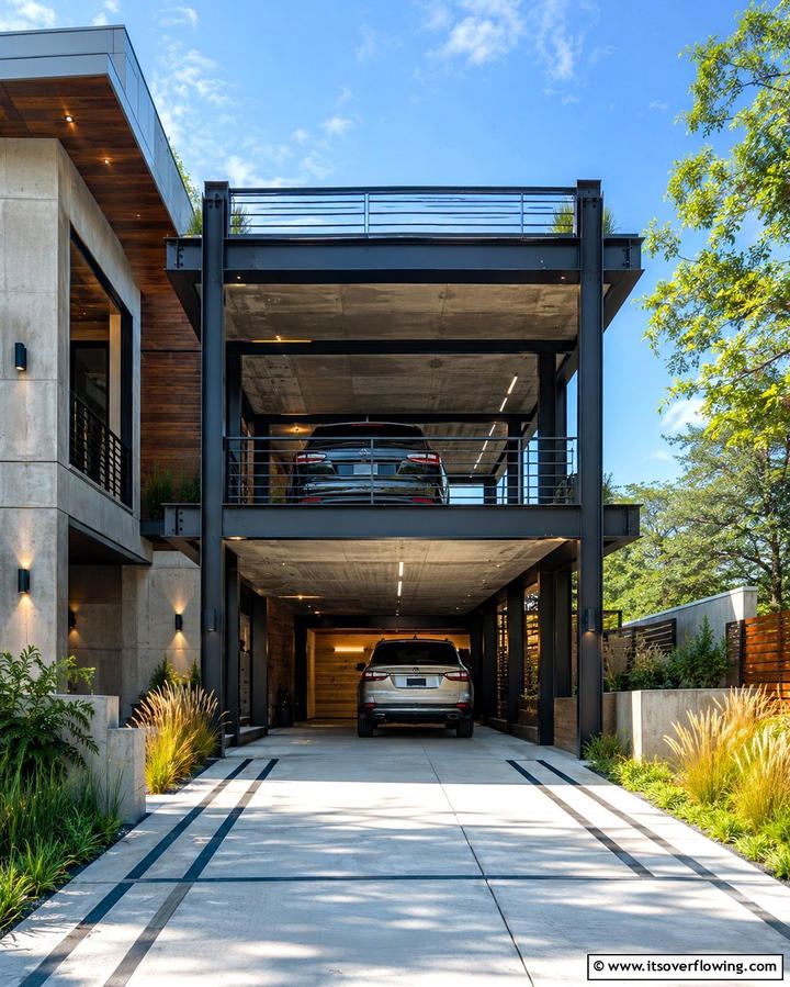 Multi Level Car Porch - 25 Car Porch Design Ideas for a Welcoming Entrance
