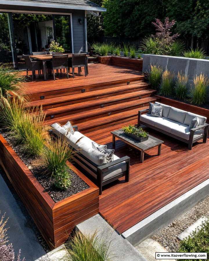 Multi Level Decking for Dimension - 25 Small Backyard Landscaping Ideas to Transform Your Space