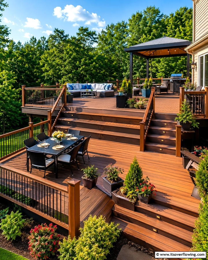 Multi Level Decking - 25 Deck Decorating Ideas for a Stunning Outdoor Space