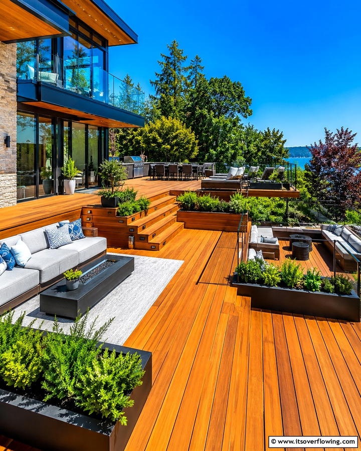 Multi Level Decks for Spacious Living - 30 Large Deck Ideas for Expansive Outdoor Living Spaces