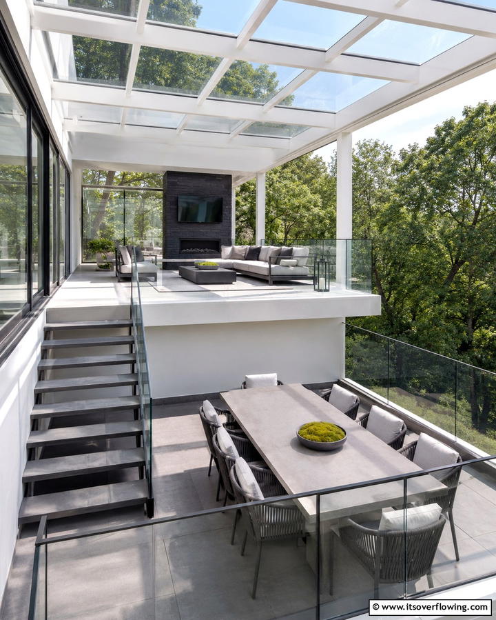 Multi Level Glass Porch - 25 Glass Porch Design Ideas for a Bright and Airy Space