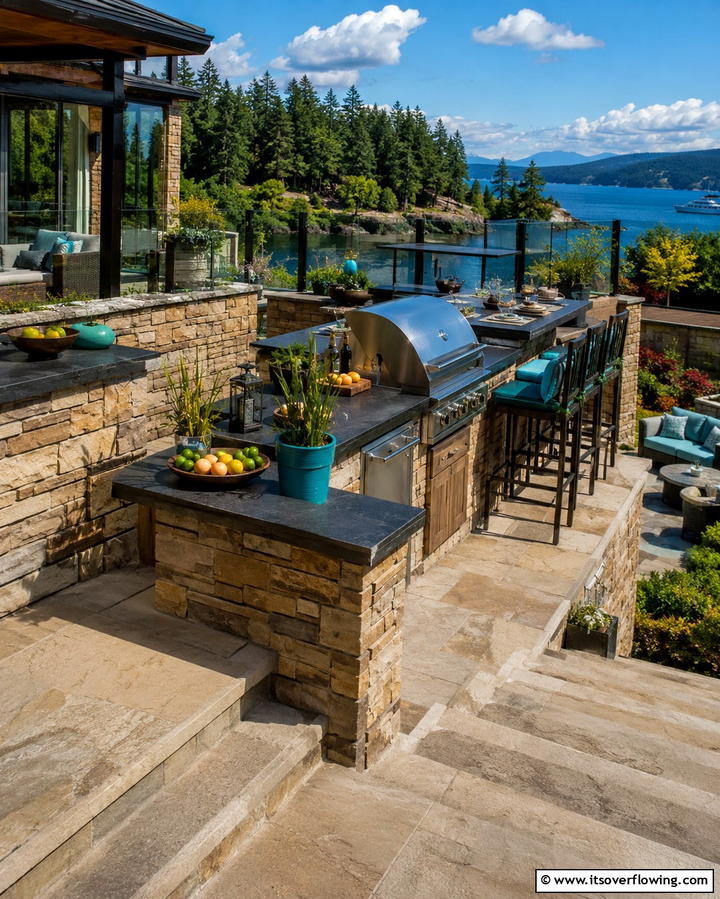 Multi Level Grill Station - 25 Grill Station Ideas for the Ultimate Outdoor Cooking Space