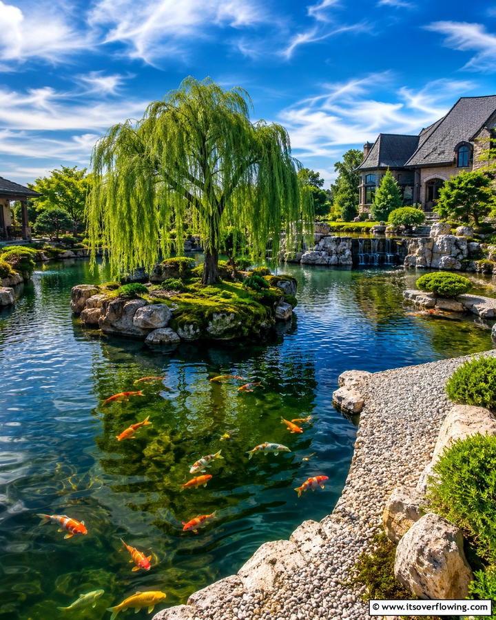 Multi Level Koi Ponds - 25 Koi Pond Ideas to Enhance Your Outdoor Space
