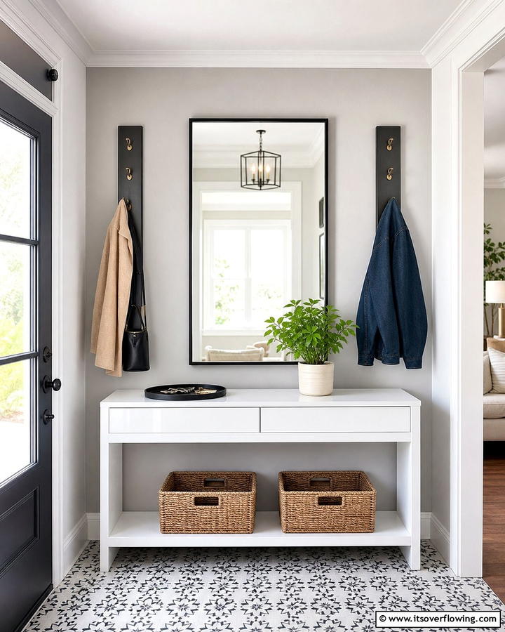 Multi Purpose Console Table - 21 Mud Room Ideas for Organized & Stylish Entryways