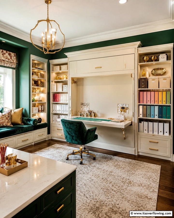 Multi Purpose Craft Room Oasis - 30 Organized Craft Room Ideas for Creative Spaces at Home