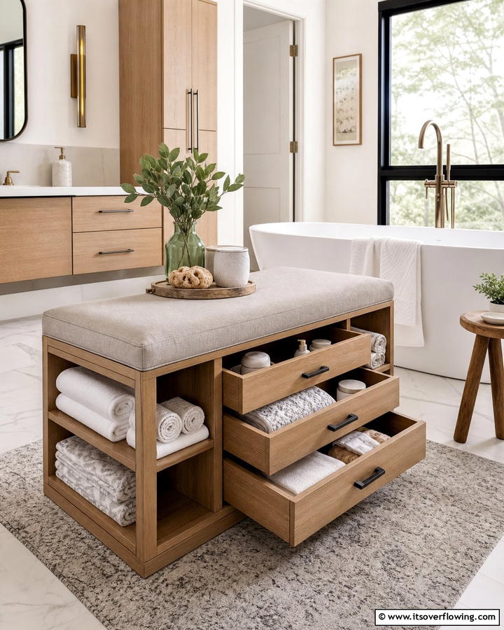 Multi Purpose Furniture with Storage - 21 Clever Bathroom Storage Ideas to Maximize Space and Style