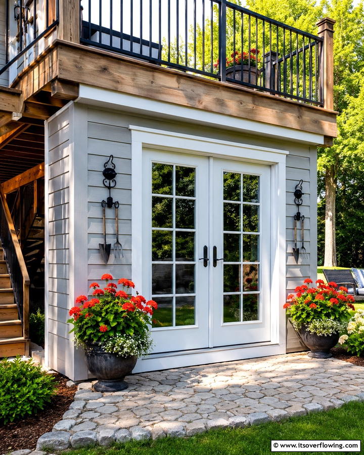 Multi Purpose Garden Shed - 25 Under Deck Landscaping Ideas for Hidden Spaces