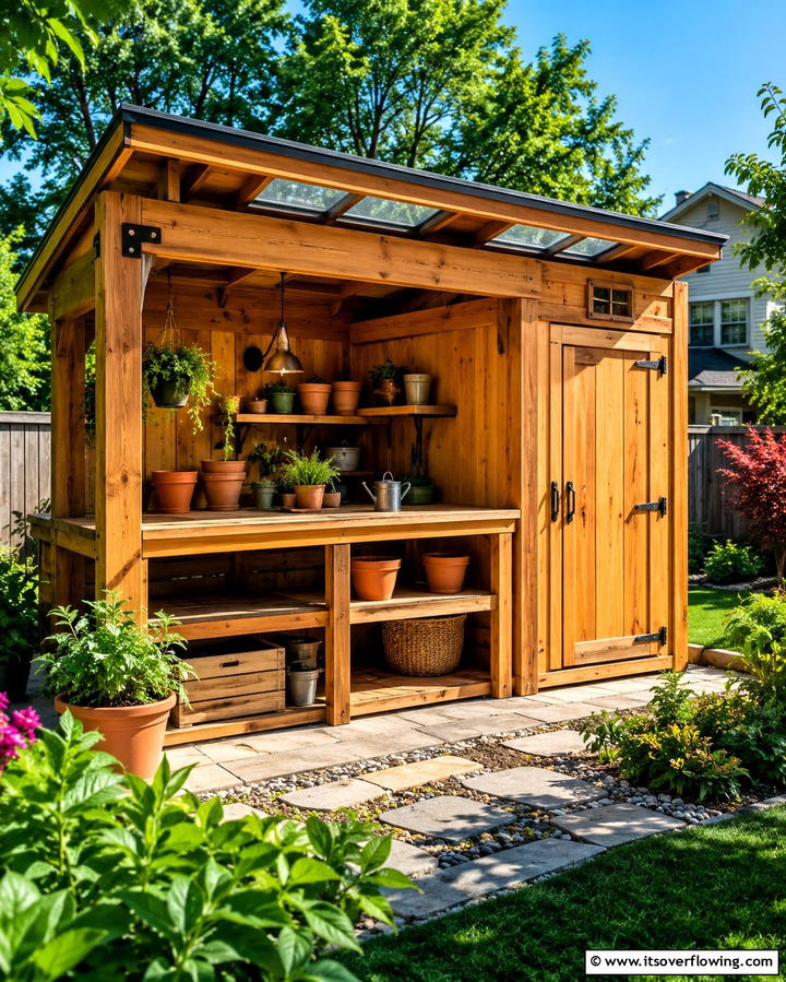 Multi Purpose Hybrid Shed - 25 Wood Shed Ideas for Functional and Stylish Storage