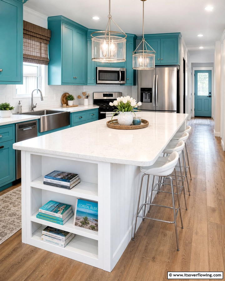 Multi Purpose Kitchen Island - 25 Mobile Home Kitchen Ideas for Stylish Living
