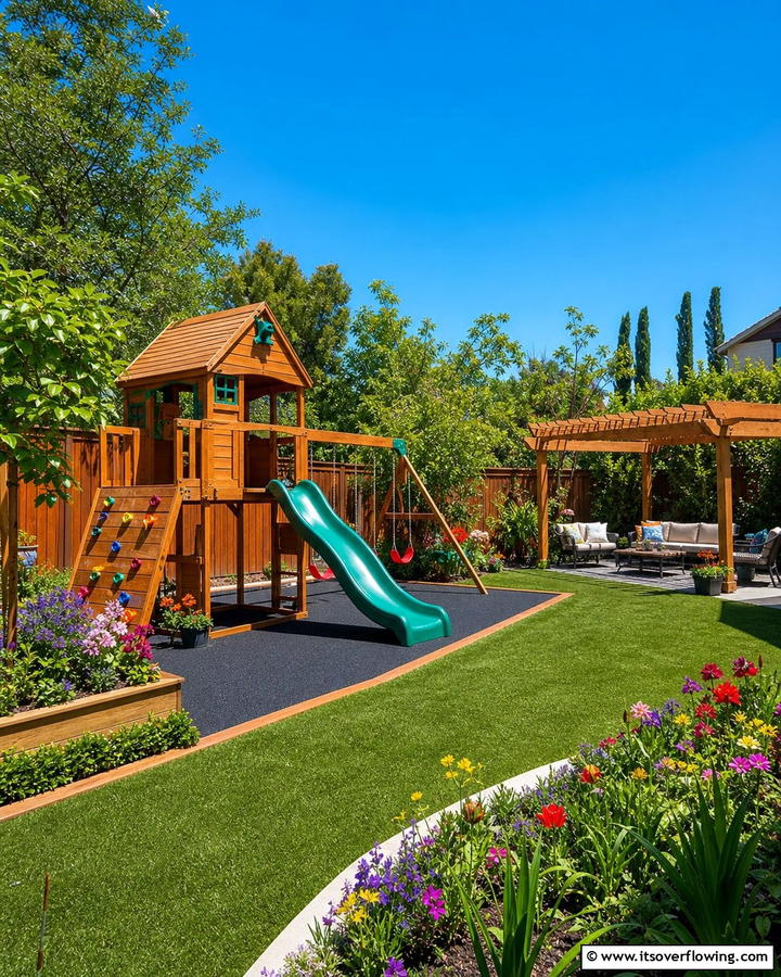 Multi Purpose Play Area - 21 Outdoor Living Space Ideas to Transform Your Yard