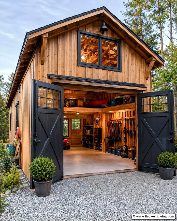 Multi Purpose Shed with Loft - 25 Garden Shed Ideas for Functional Outdoor Storage