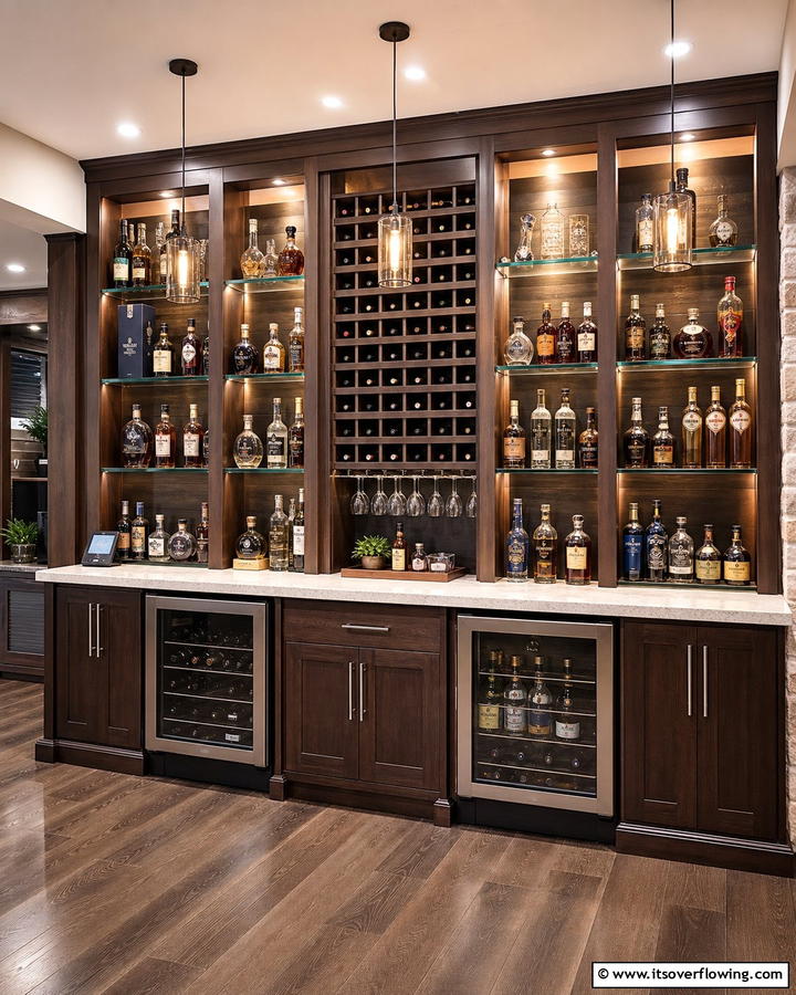 Multi Tiered Wine Racks - 21 Basement Storage Ideas to Organize Clutter with Style