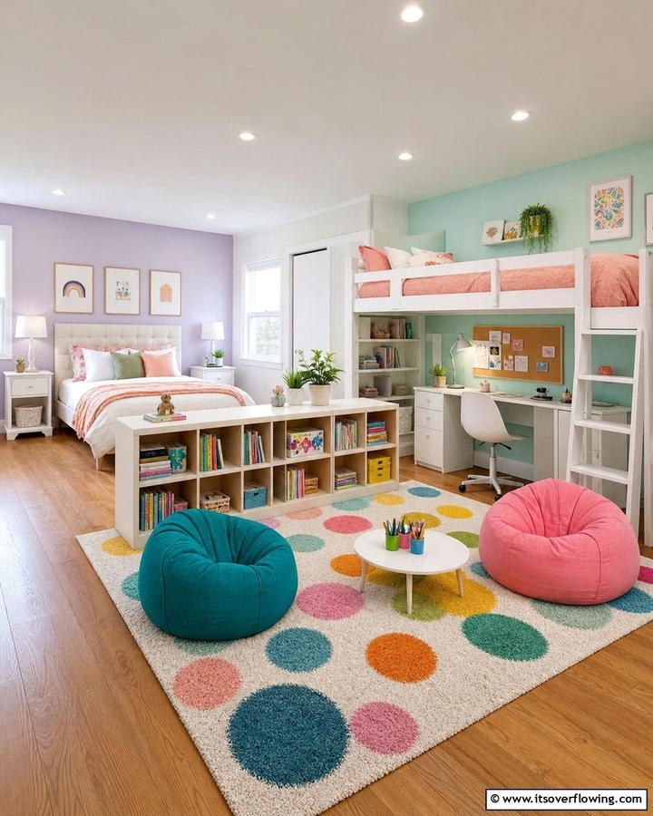 Multi Zone Layouts - 30 Tween Bedroom Ideas for Fun and Age-Appropriate Style