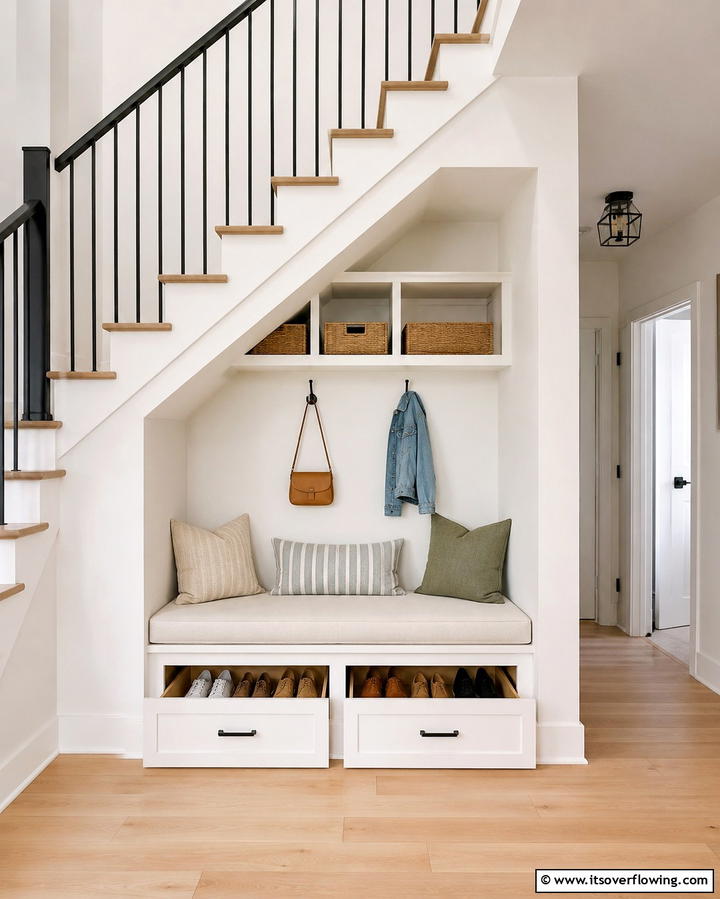 Multi functional Entry Nook - 30 Modern Entryway Ideas- First Impressions with Style
