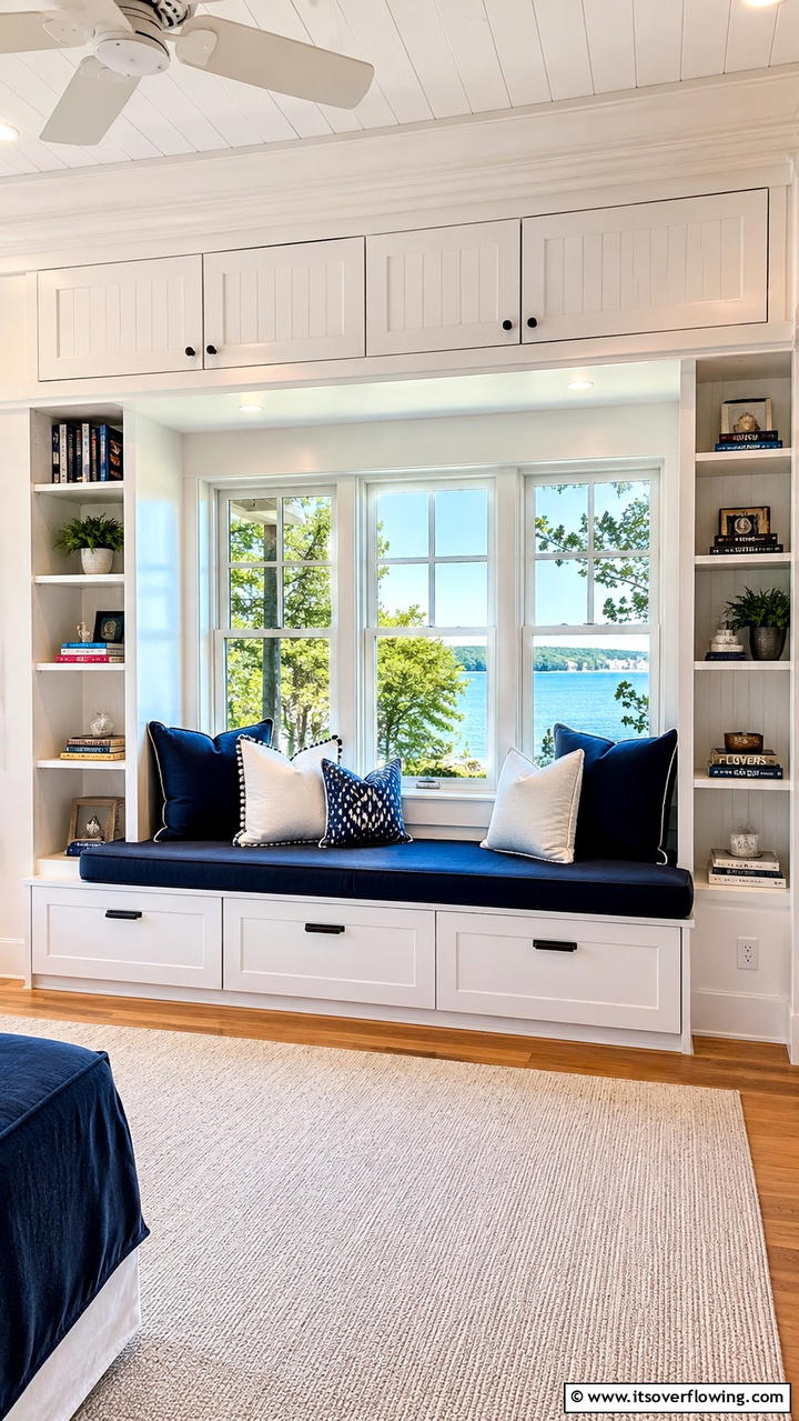 Multi functional Storage Seat - 21 Cozy Window Seat Ideas for Reading Nooks and Storage