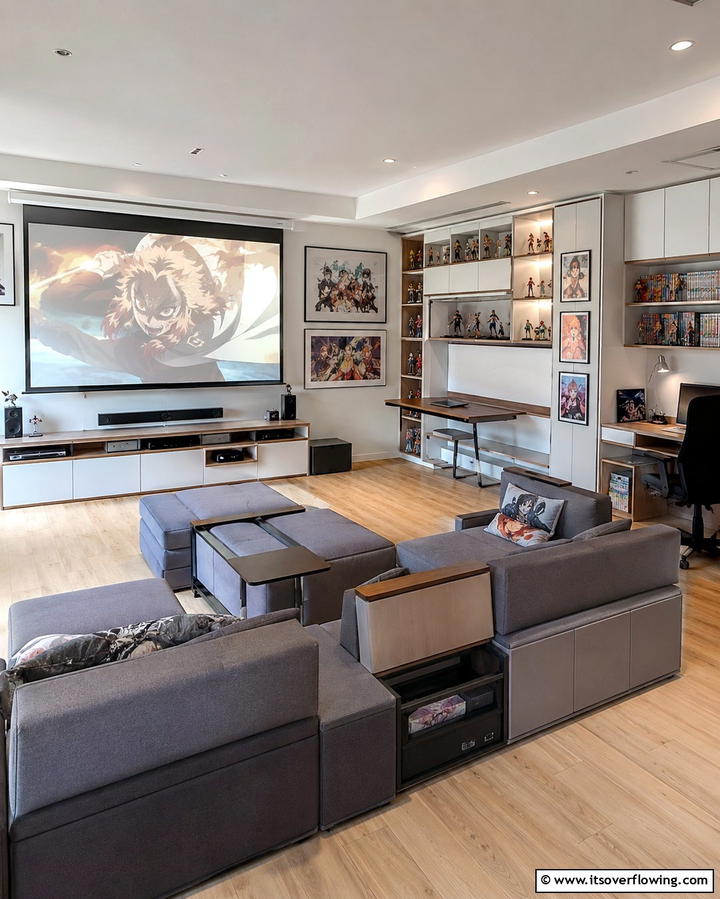 Multifunctional Anime Space - 30 Anime Room Ideas for Otaku-Inspired Spaces